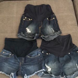 3 pair of Maternity shorts